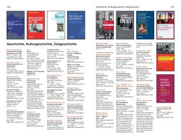 Geschichte, Kulturgeschichte, Zeitgeschichte - Verlag C. H. Beck oHG