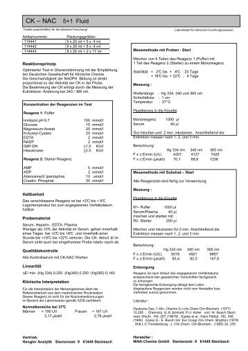 CK – NAC 5+1 Fluid - Hengler Analytik