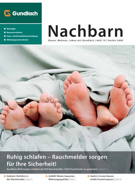 Ruhig schlafen – Rauchmelder sorgen für Ihre Sicherheit! - Gundlach