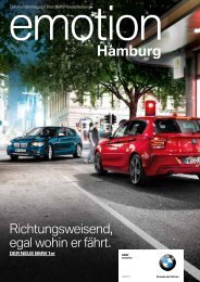 in Abstimmung - BMW Niederlassung Hamburg