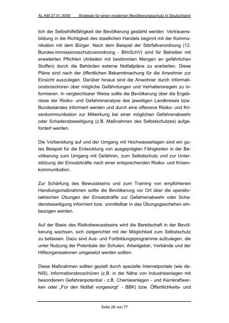 Strategie für einen modernen Bevölkerungsschutz - Feuerwehr ...