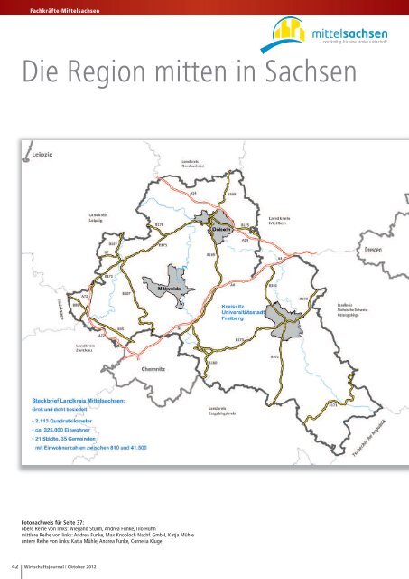 Arbeiten und Leben in Mittelsachsen als PDF - Wirtschaftsjournal