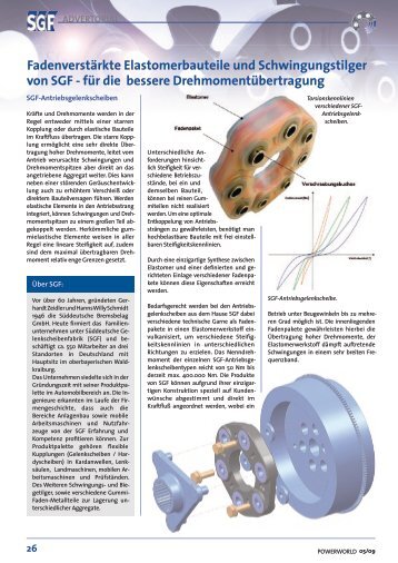 Fadenverstärkte elastomerbauteile und ... - TechTex Verlag