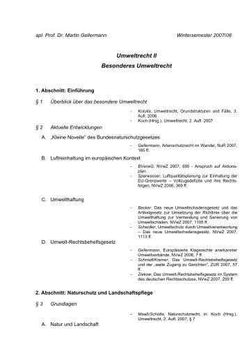 Übersicht (pdf.) - Martin Gellermann