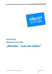 Marke Kärnten Briefing (PDF, 1,36 MB) - KWF