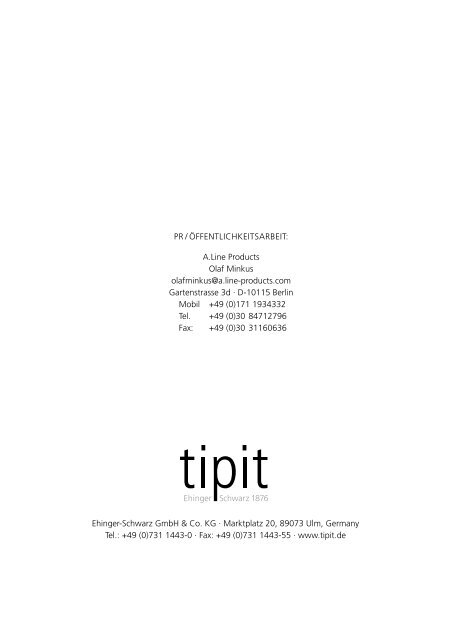 www.tipit.de echt · zeitlos · immer passend