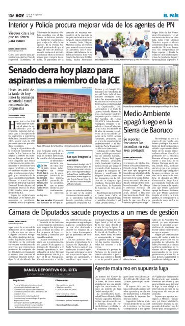 Edición impresa, HOY, lunes 21 de septiembre del 2020