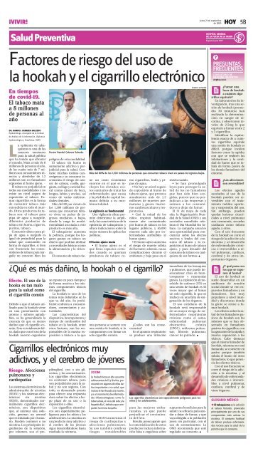 Edición impresa, HOY, lunes 21 de septiembre del 2020