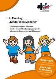 4. Fachtag „Kinder in Bewegung“ - Sportjugend Schleswig-Holstein ...