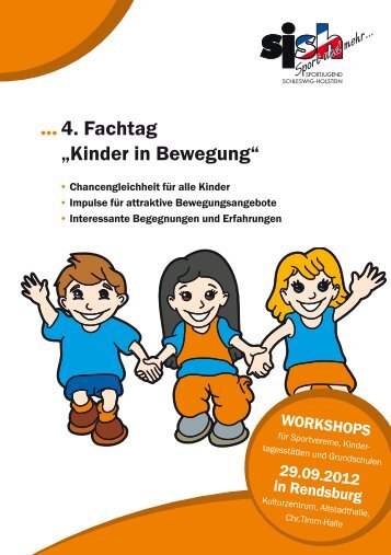 4. Fachtag „Kinder in Bewegung“ - Sportjugend Schleswig-Holstein ...