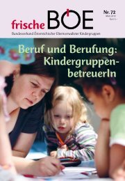 Beruf und Berufung: Kindergruppen- betreuerIn - Bundesverband ...