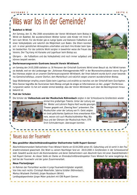 Rundschreiben Juli 2008 - Gemeinde Roehrenbach