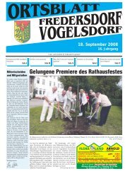 18. September 2008 - Heimatverein Fredersdorf-Vogelsdorf e.V.