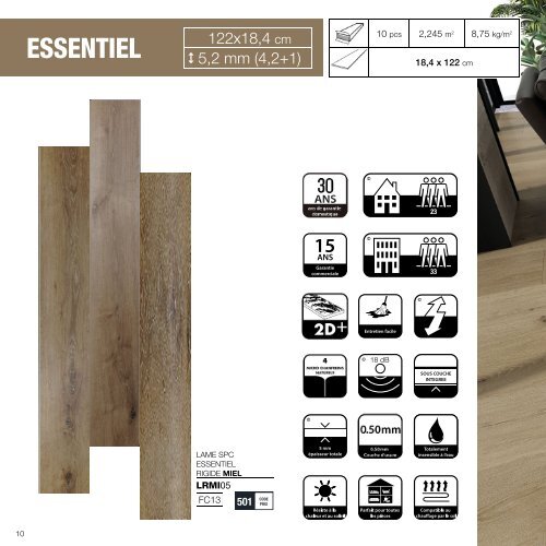 CATALOGUE LVT DALLES et LAMES 2022 PRCA36