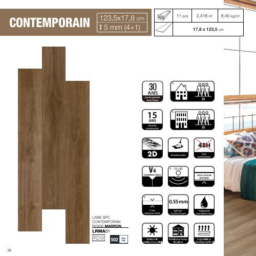 CATALOGUE LVT DALLES et LAMES 2022 PRCA36