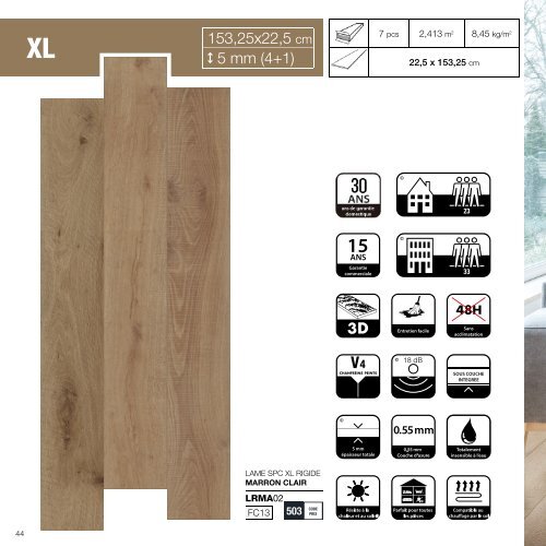 CATALOGUE LVT DALLES et LAMES 2022 PRCA36