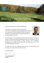 Newsletter 2012 - Wiesbadener Golf-Club