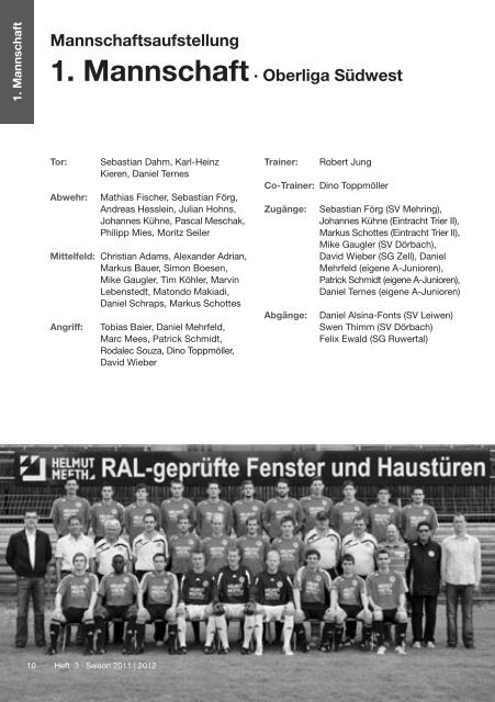 Oberliga Südwest 2011/2012