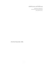 Portfolio weberbrunner Architekten / PDF