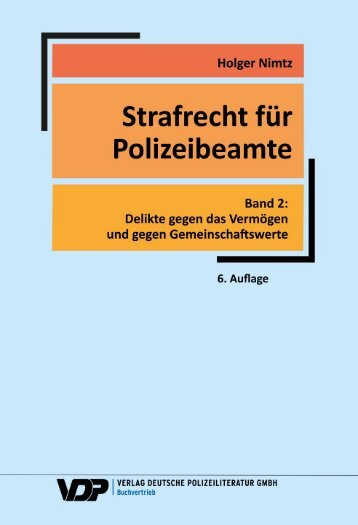 Strafrecht für Polizeibeamte Band 2 - Leseprobe