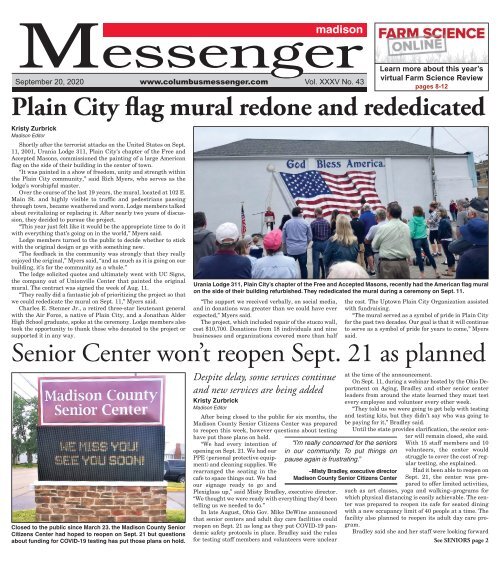 Madison Messenger - September 20th, 2020