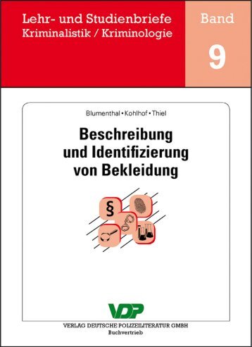 Beschreibung und Identifizierung von Bekleidung - Leseprobe