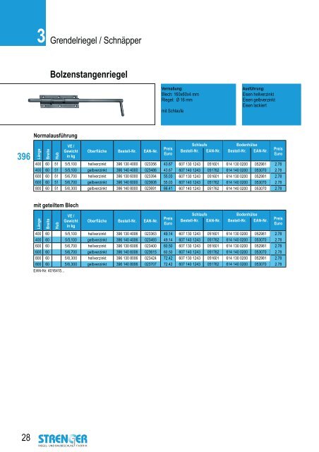 Gesamtkatalog Riegel - Heinrich Strenger GmbH