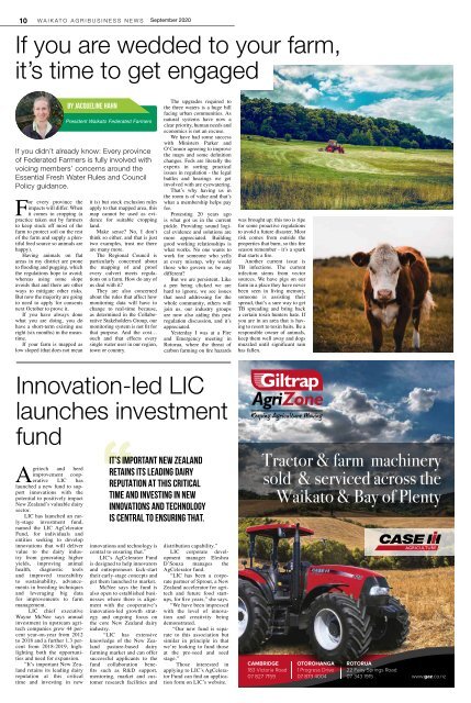 Waikato AgriBusiness News September 2020