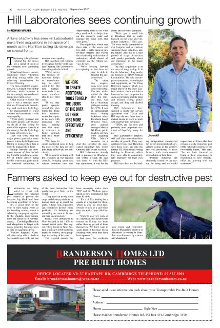 Waikato AgriBusiness News September 2020