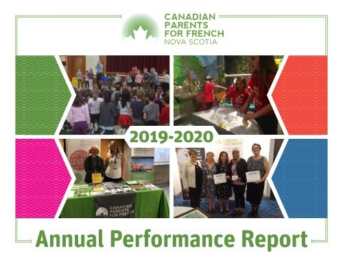CPF Nova Scotia Annual Performance Report 2019-2020
