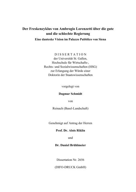Der Freskenzyklus Von Ambrogio Lorenzetti Uber Die Gute Und Die