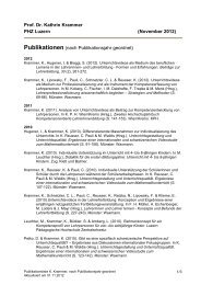 Publikationen - PHZ Luzern - Pädagogische Hochschule ...