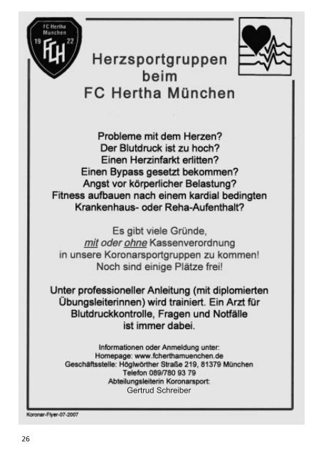 Schul- und Kultusreferat - FC Hertha München eV