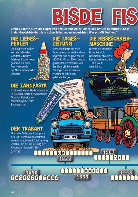 Die Abrafaxe in Sachsen