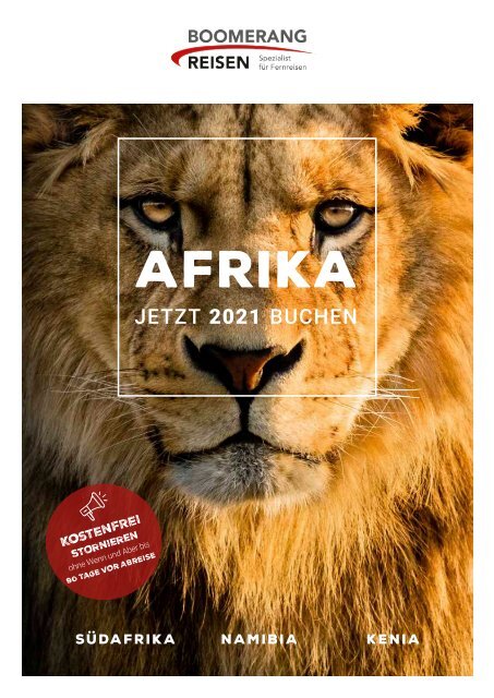 Afrika Broschüre 20/21 - Schweizer Preise