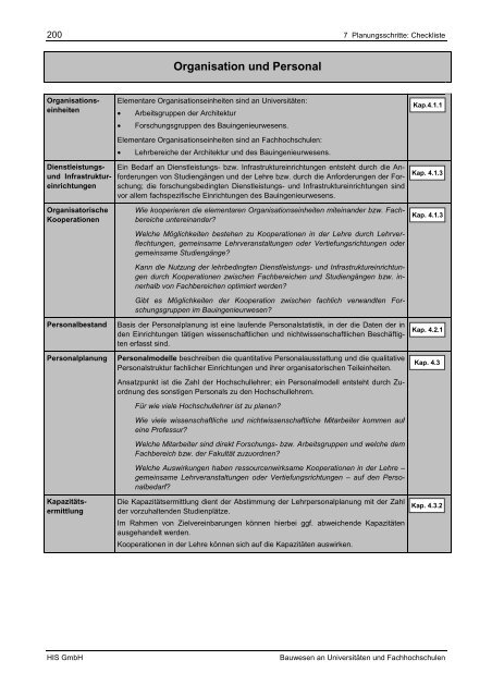 Bauwesen an Universitäten und Fachhochschulen