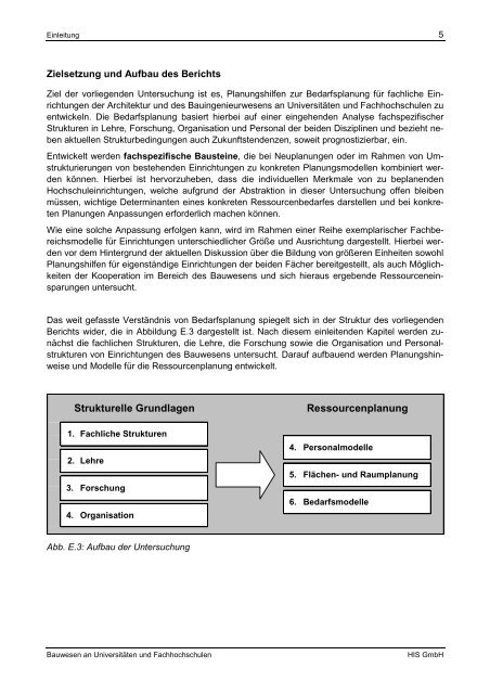 Bauwesen an Universitäten und Fachhochschulen