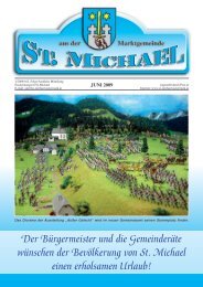 Gemeindezeitung Juni 2009 - St. Michael in der Obersteiermark