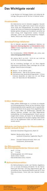 Abfallkalender 2011