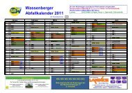 Wassenberger Abfallkalender 2011 - SPD Wassenberg