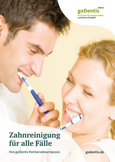 Broschüre Zahnreinigung für alle Fälle