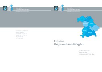 Unsere Regionalbeauftragten - Bayerische Ingenieurekammer-Bau