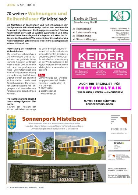 Gemeindezeitung 2009/4 (9,59 MB) - Mistelbach