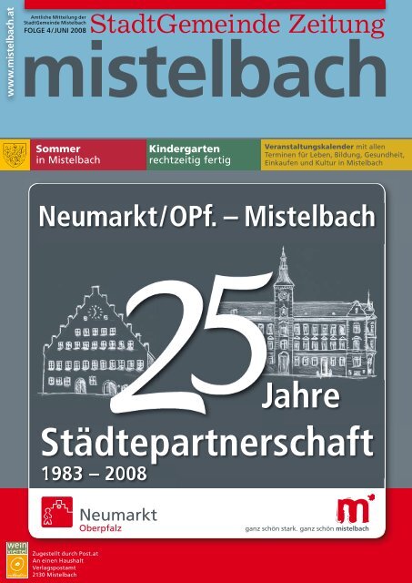 Städtepartnerschaft - Mistelbach