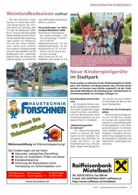 Städtepartnerschaft - Mistelbach