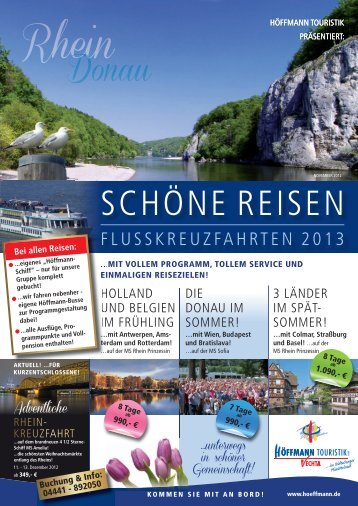 SCHÖNE REISEN - Flusskreuzfahrten 2013 (PDF) - Bustouristik