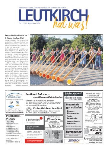 Leutkirch hat was 23.09.2020