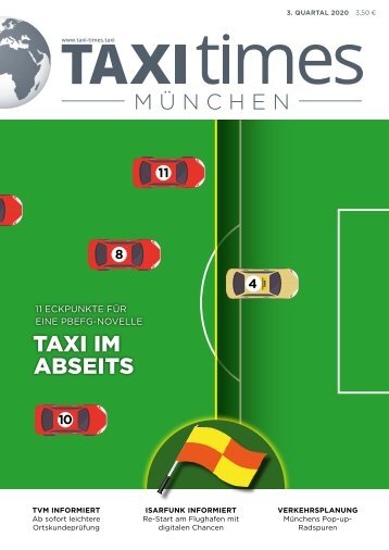 Taxi Times München - 3. Quartal 2020