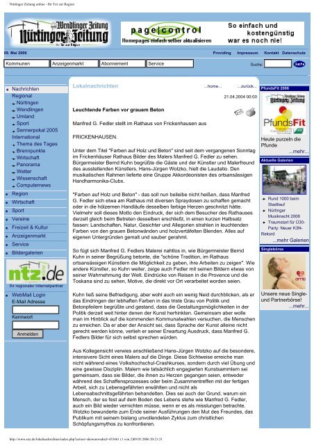 Nürtinger Zeitung online - Ihr Tor zur Region - MF-Dienstleistungen