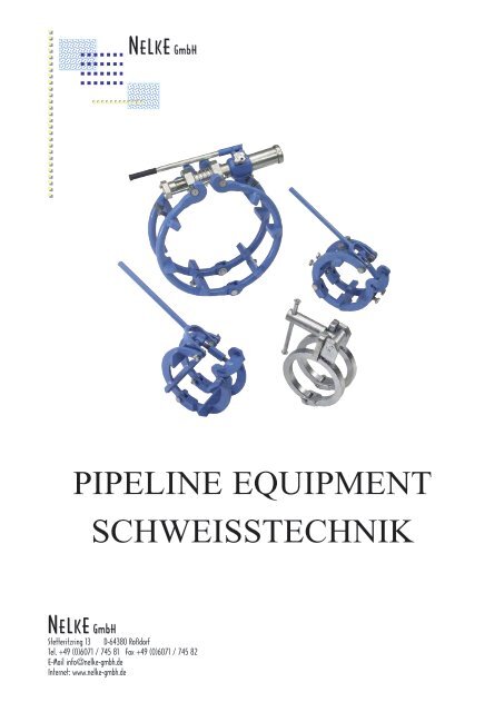 PIPELINE EQUIPMENT SCHWEISSTECHNIK - Nelke GmbH